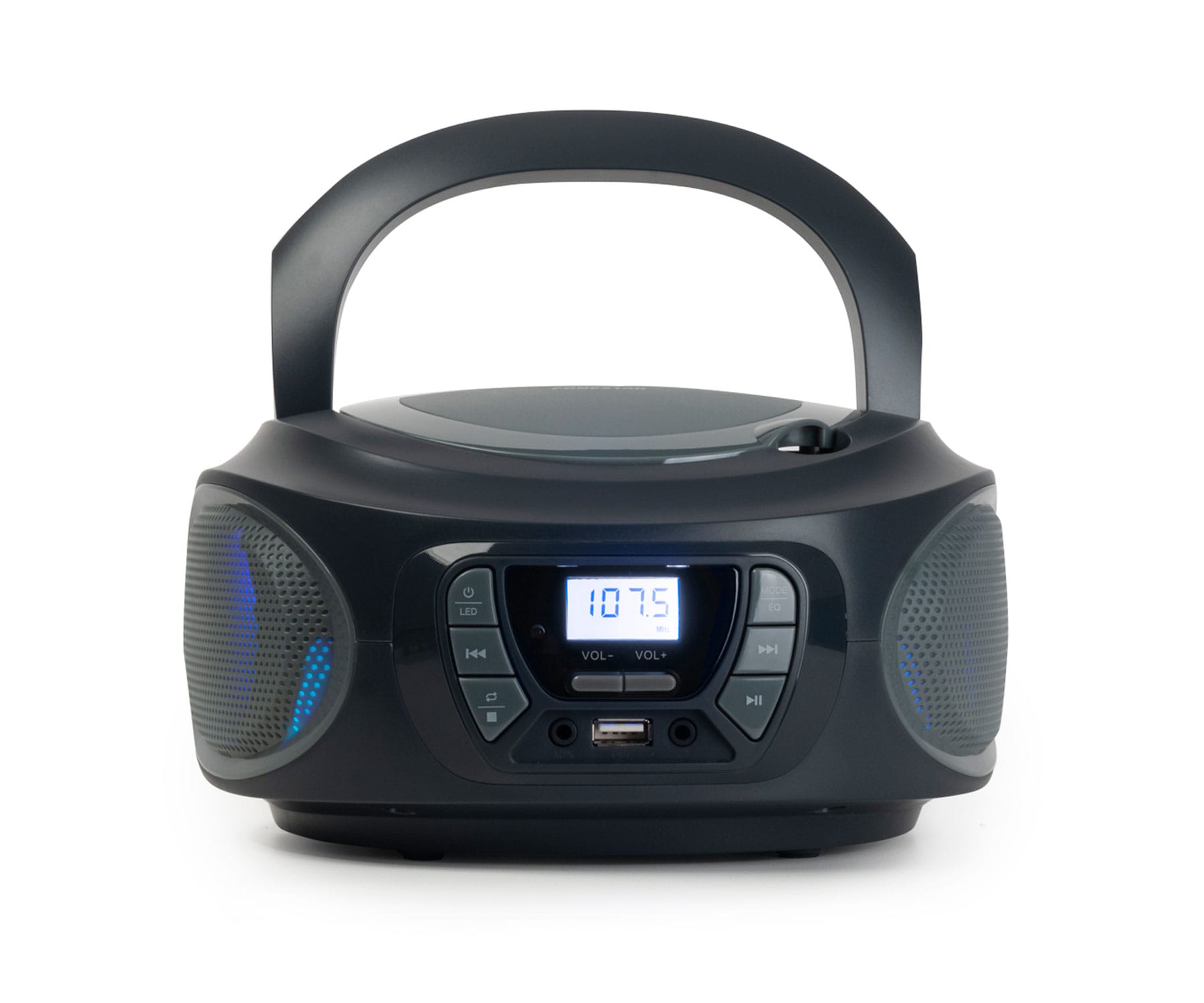 Fonestar BOOM-ONE-G Gris/Radio CD/4W/Reproductor USB/MP3/Radio FM