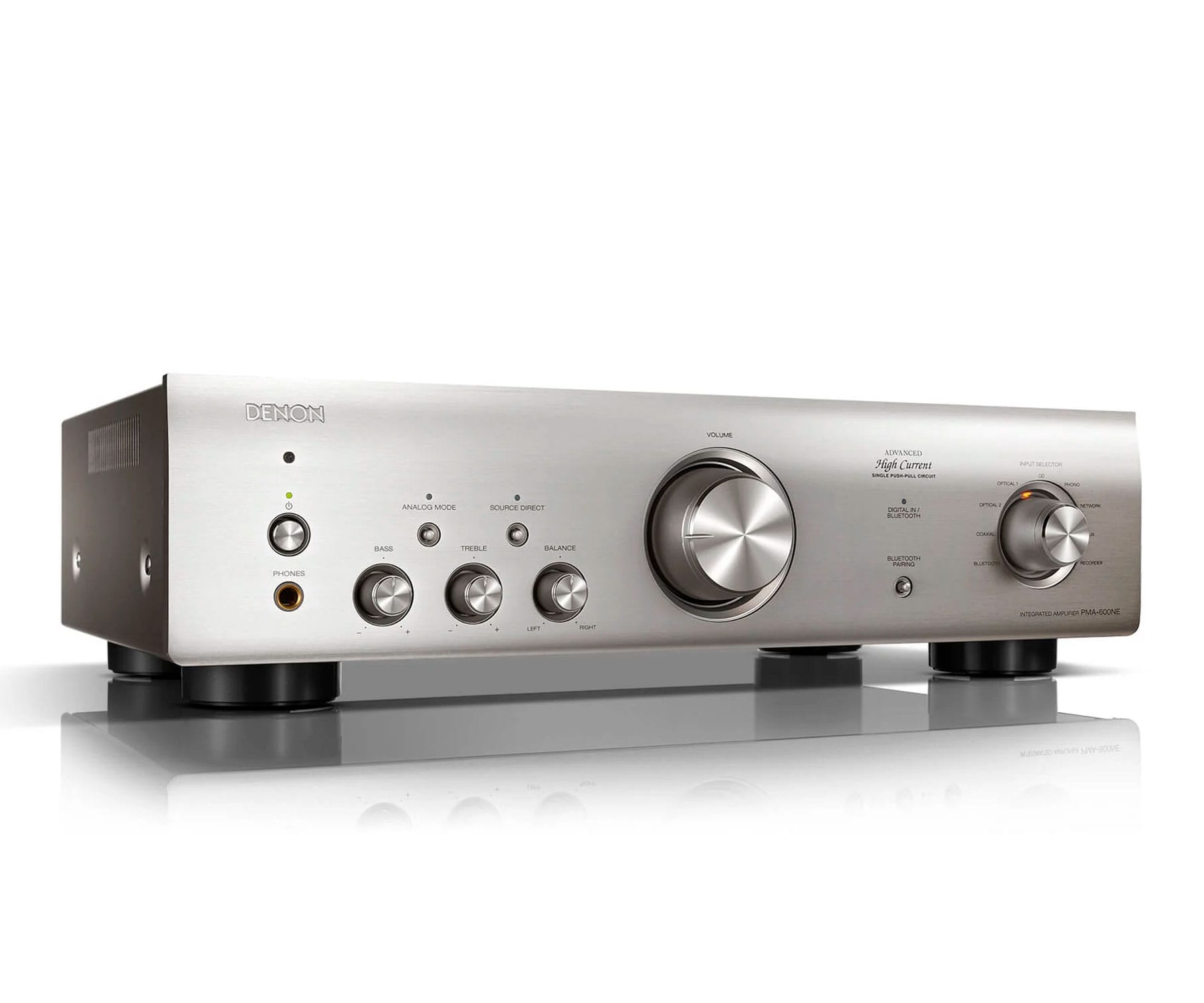 DENON PMA 600NE Plata/Amplificador/2 canales/70W/Bluetooth