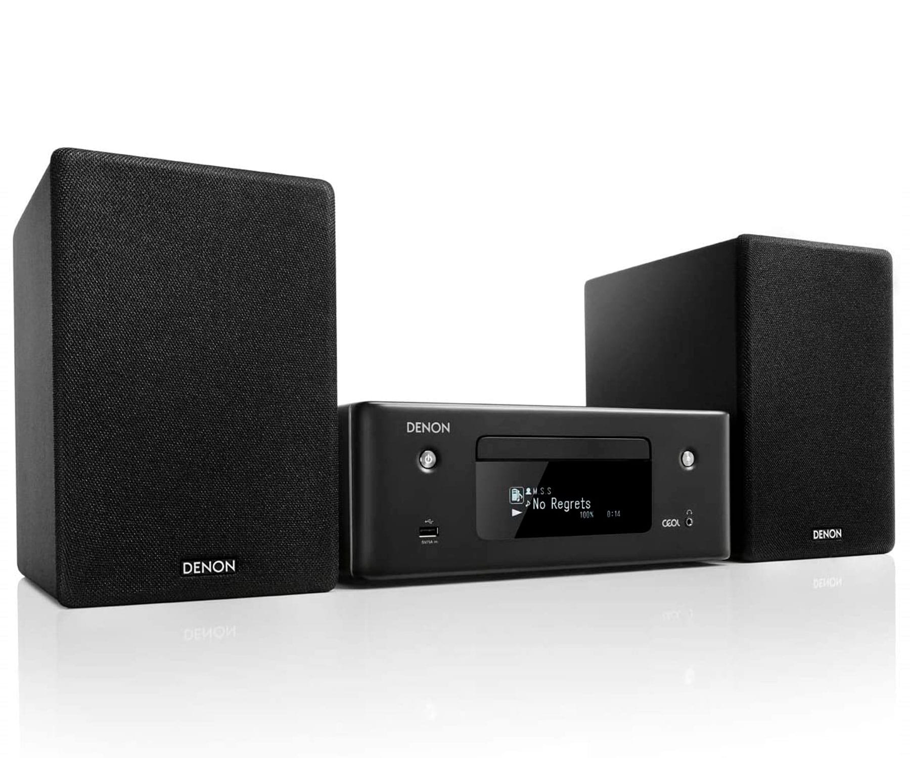 Denon CEOL N10 Negro Microcadena/Bluetooth/130W RMS/Airplay 2/Tecnología HEOS