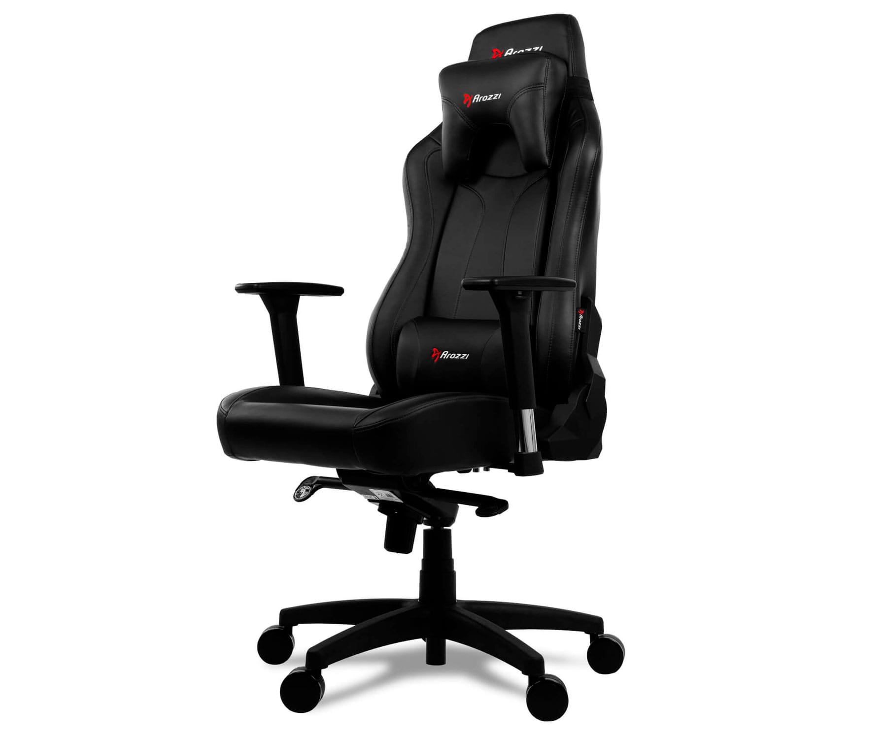 Arozzi VERNAZZA Silla gaming negra/ Ergonómica 1ª categoría/Cuero/Multitud de funciones/ Reposabrazos 3D/hasta 145kg