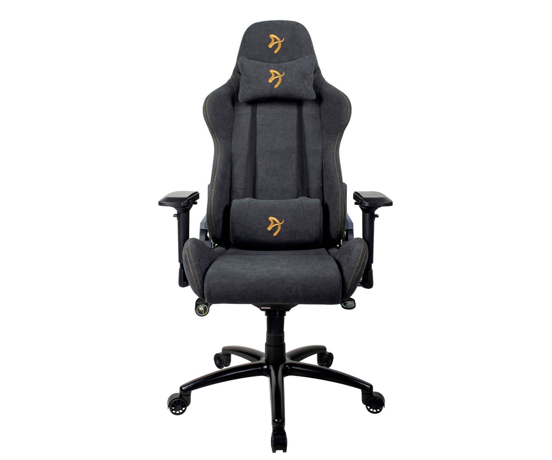 Arozzi SIGNATURE Soft Silla gaming Oro/ Ergonómica 1ª categoría/Tejido 1ª calidad/Multitud de funciones/ Reposabrazos 4D/hasta 130kg
