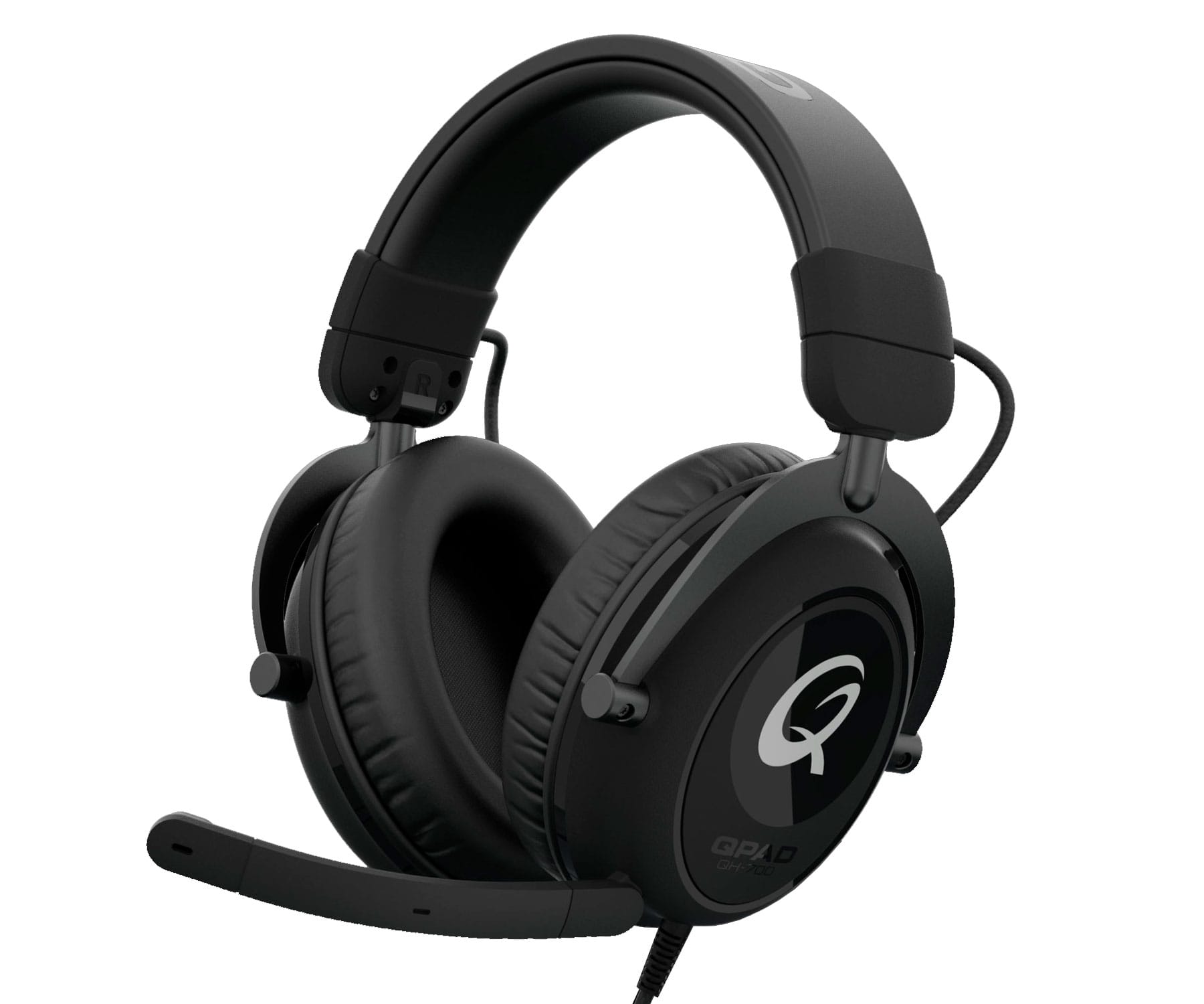 Qpad QH700 Premium Stereo Negro/ Auriculares Multiplataforma/Estéreo/RGB