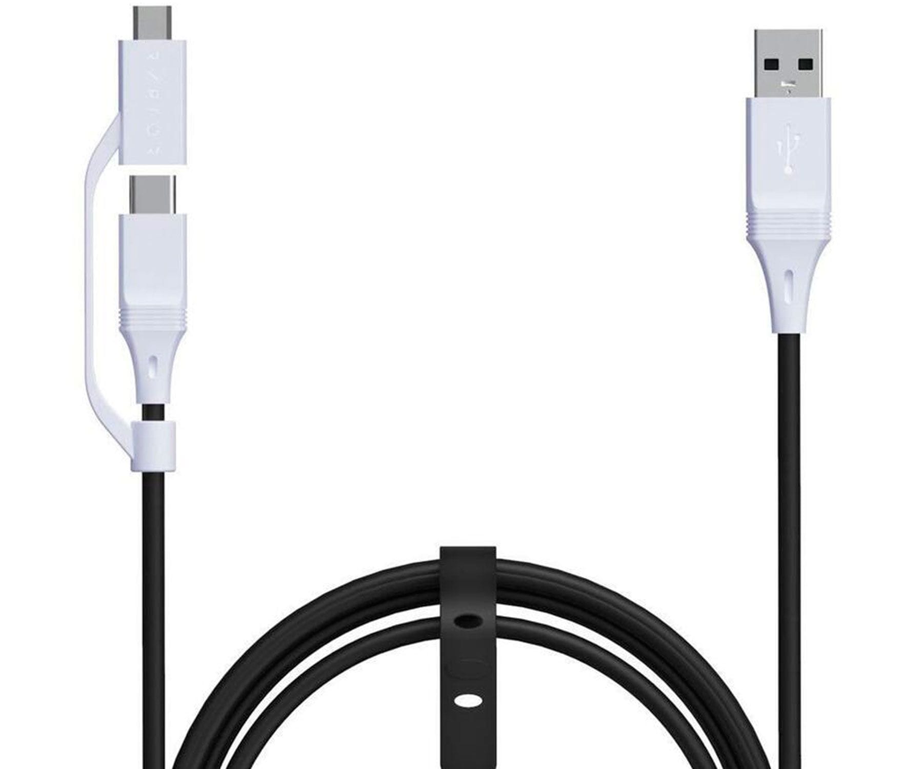 Raptor CC200 Blanco/Cable cargador PS4/PS5