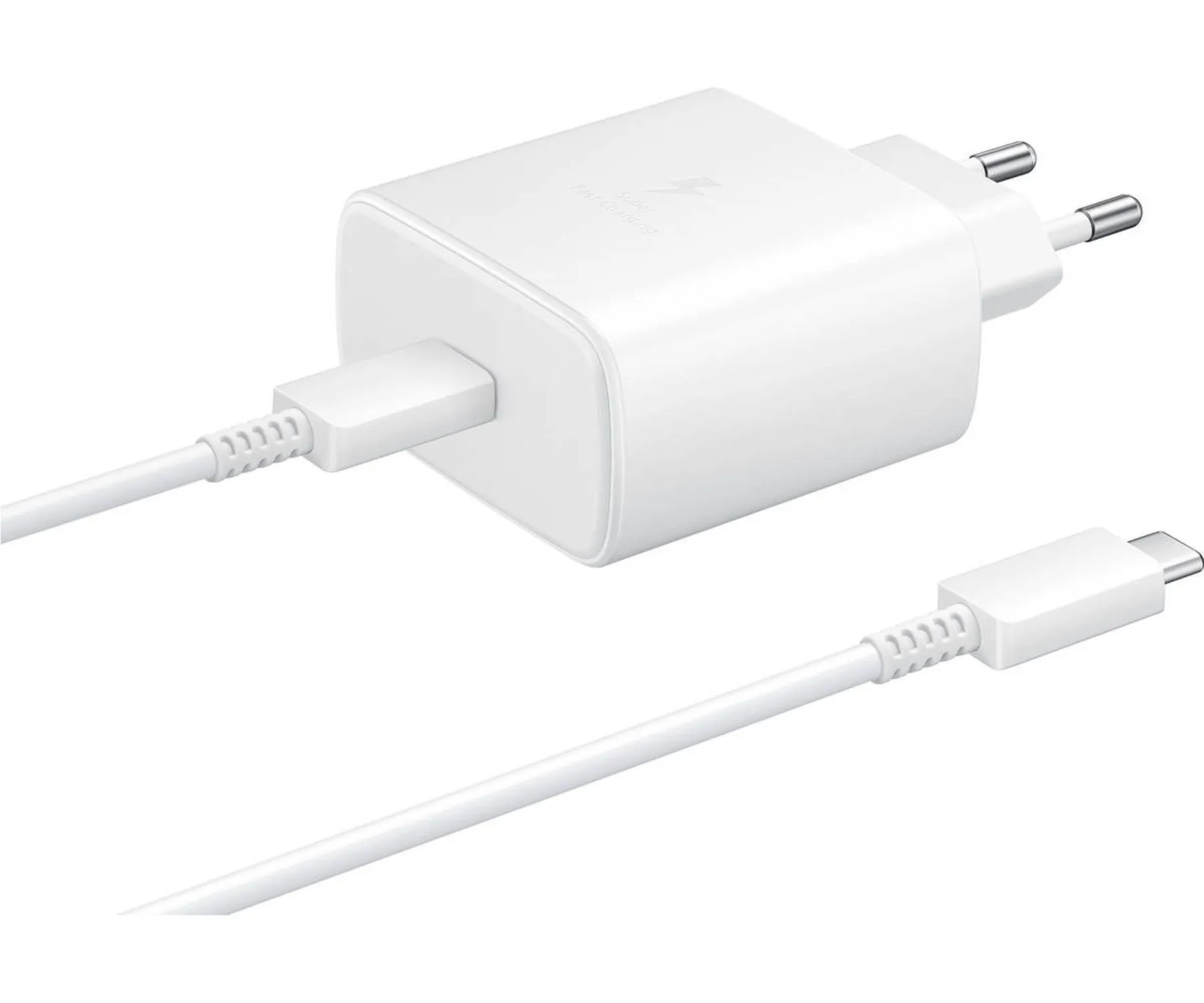 Samsung Ep-Ta845X Blanco/Cargador de 45W con carga rápida/Cable USB-C