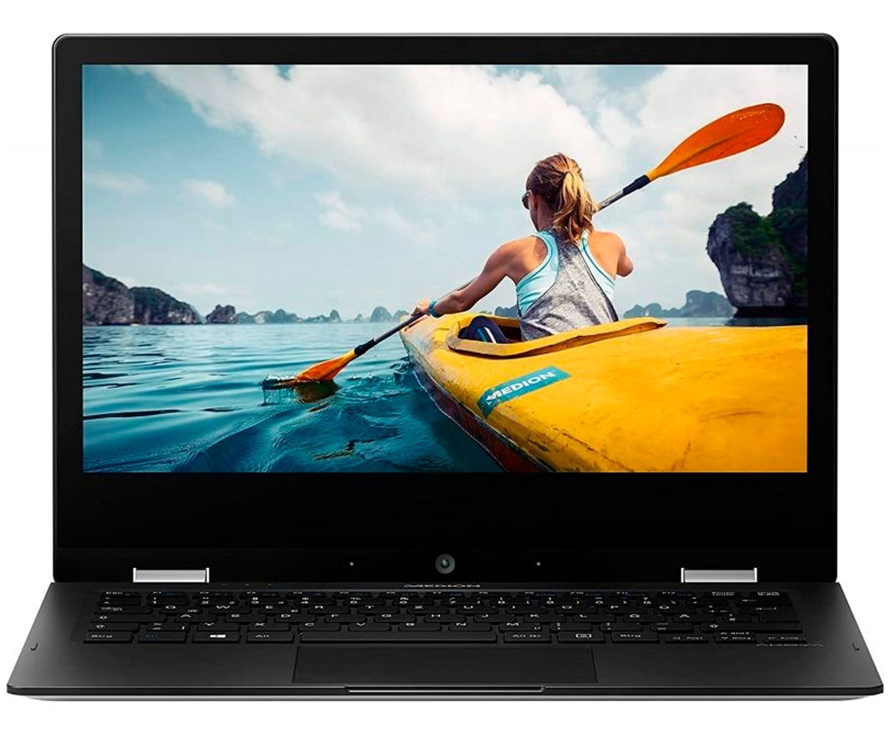 Medion E3221 MD62217 Portátil convertible13,3'' Táctil 360º FullHD CEL-N4020 128GB 4GB RAM WINDOWS 10S