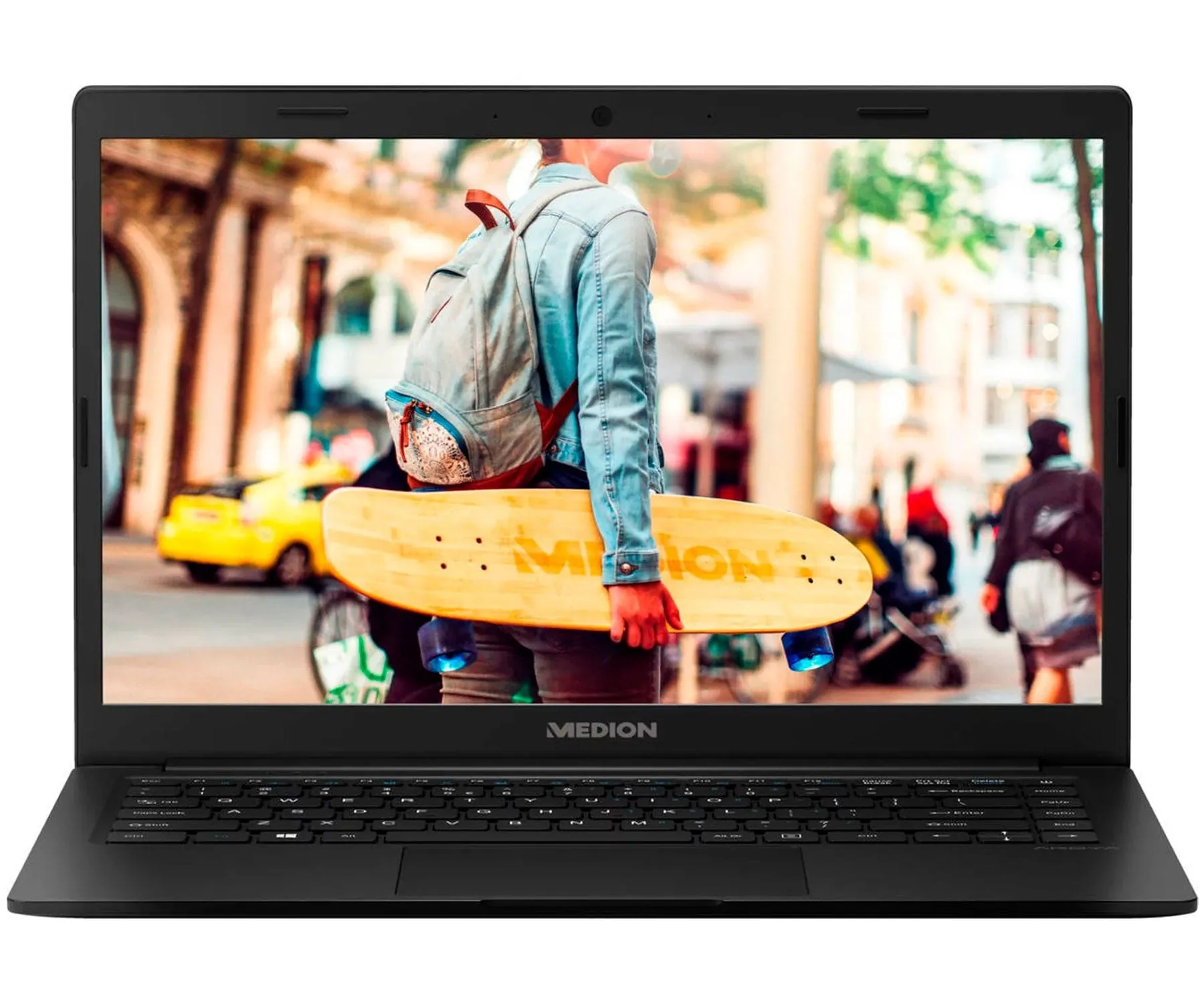 Medion E4251 Negro Portátil 14'' FullHD CEL-N4000 128GB eMMC 4GB RAM W10 HOME S