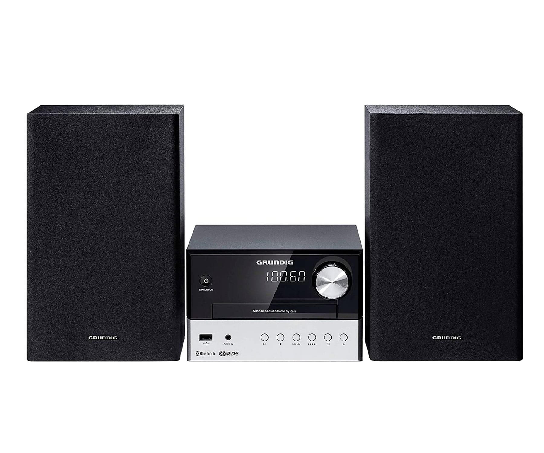 Grundig M1000BT Sistema de Audio HI-FI/30W RMS/Bluetooth/Reproductor USB/CD/Radio FM