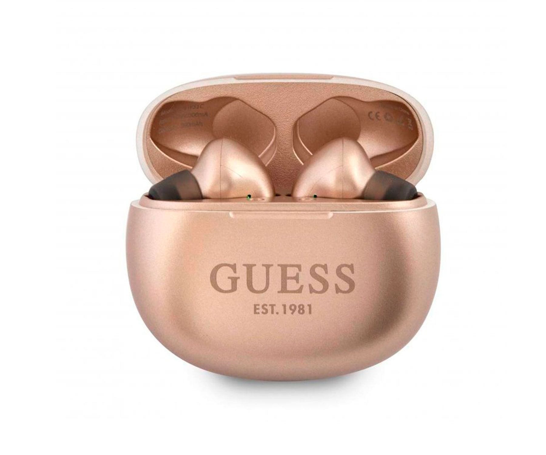 Cool Auriculares Guess Dorado/Bluetooth/Base de carga