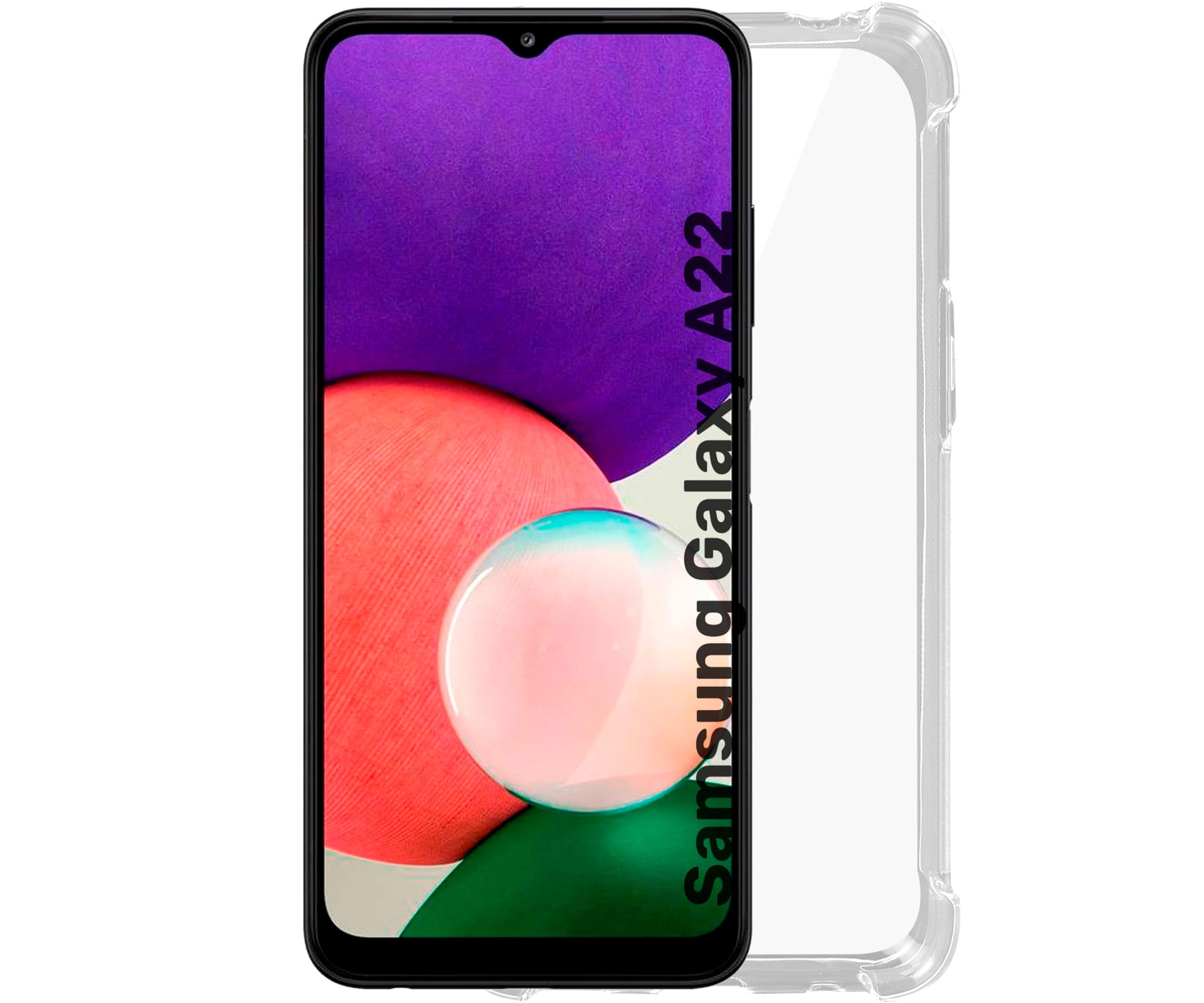 JC Funda A22 4G Antishock Transparente