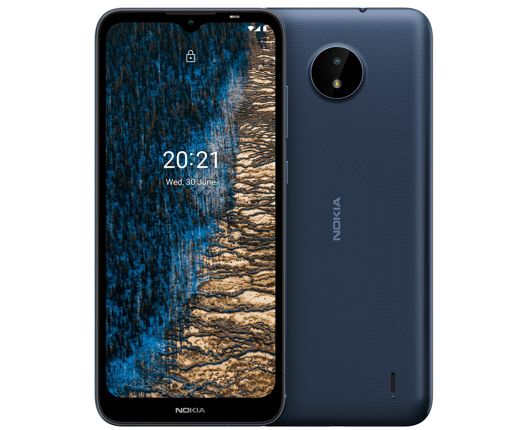 NOKIA C20 Azul oscuro/Móvil 4G/Dual Sim/ 6.5'' HD+/ 8-Core 1.6Ghz/ 32GB/2GB RAM/CAM 5MP + 5MP