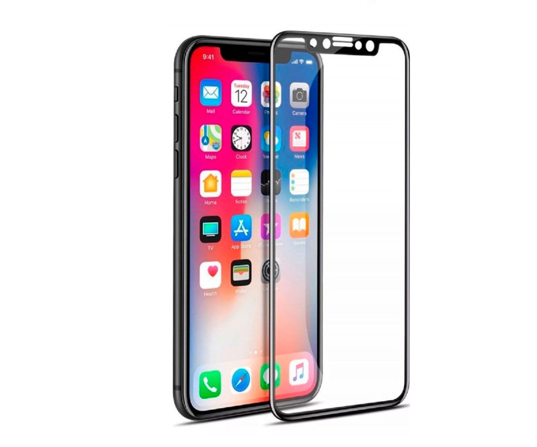 JC Protector de cristal compatible con Xiaomi Redmi Note10 Pro/Full Glue/Negro