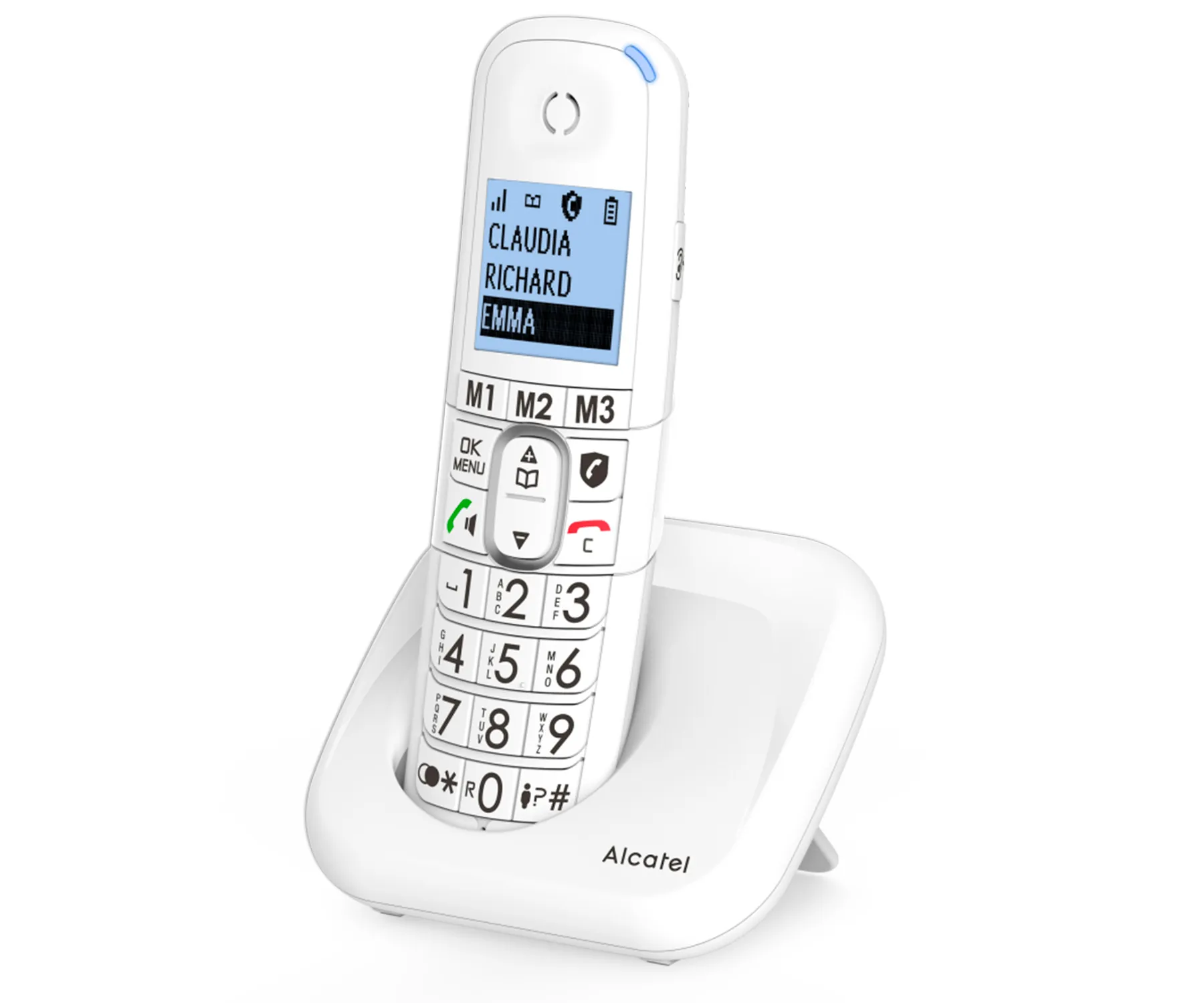 alcatel XL785 Teléfono fijo inalámbrico blanco