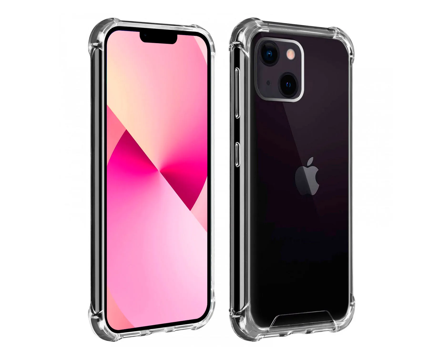 AKASHI Transparente, Carcasa IPhone 13 Mini, Anti impacto, Ángulo reforzado