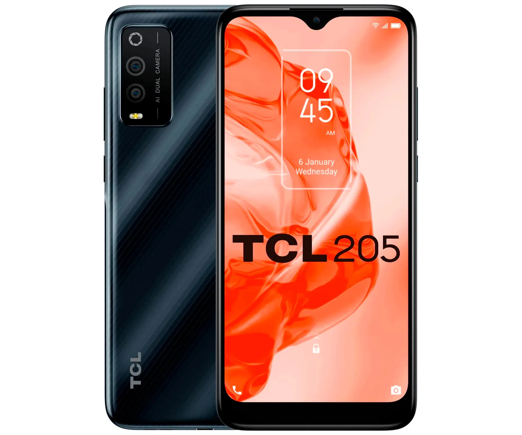 TCL 205 Gris (Power grey) / 2+32GB / 6.22" IPS / Dual SIM