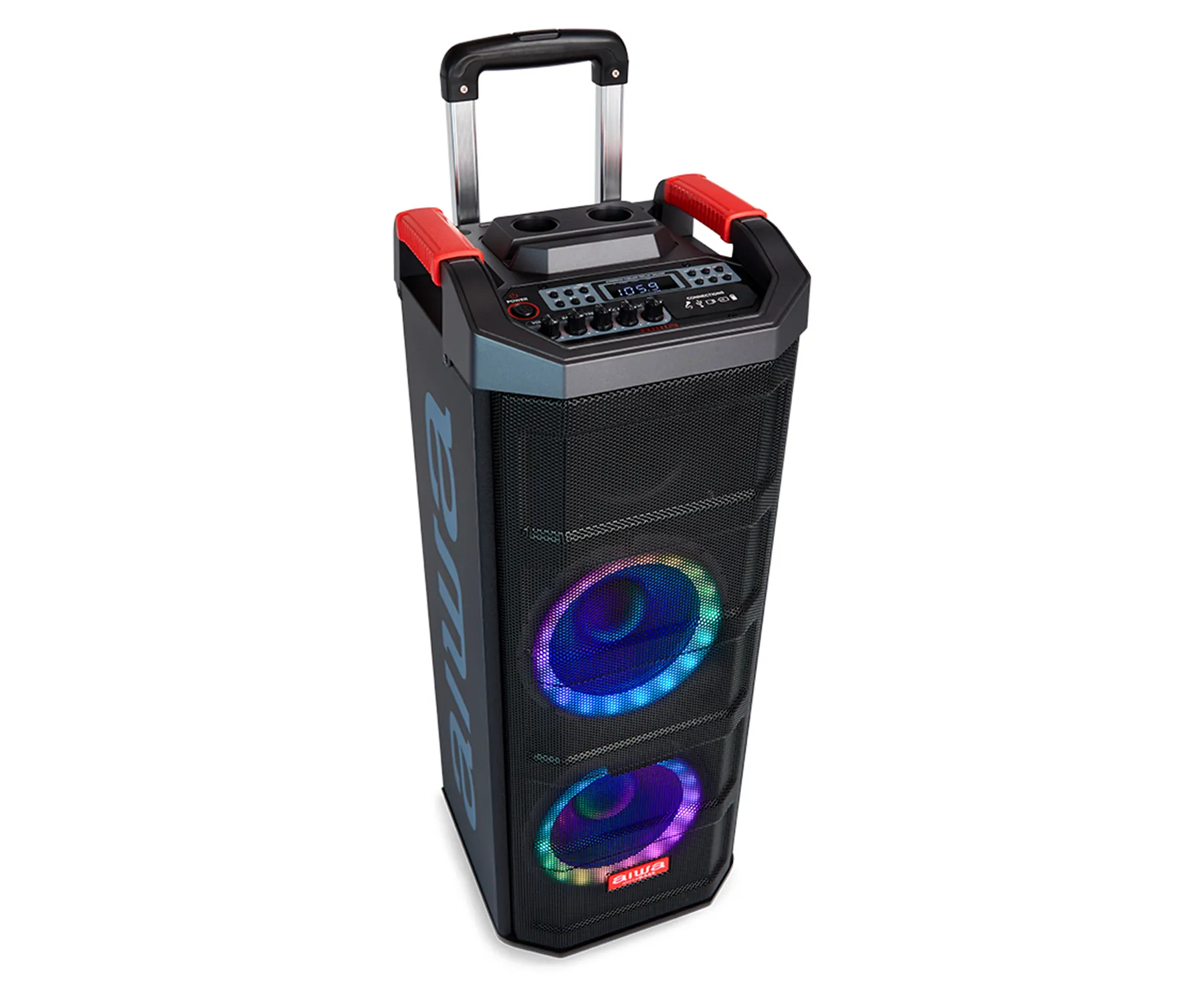 Aiwa Kbtus-608 Black / Altavoz De Fiesta & Karaoke