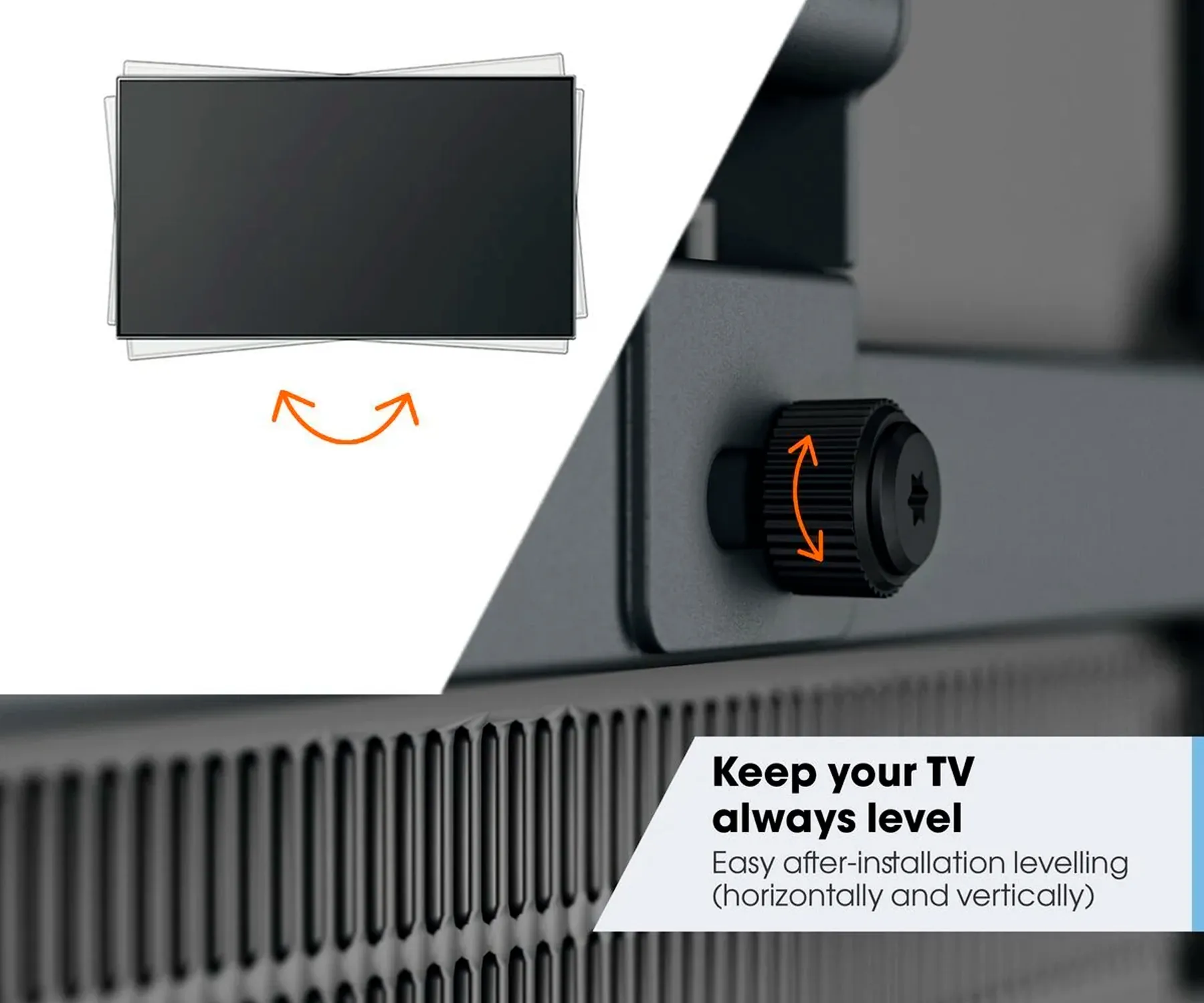 Vogel's Tvm 3443 Black / Soporte De Pared Para Tv De 32" A 65" – imagen 5