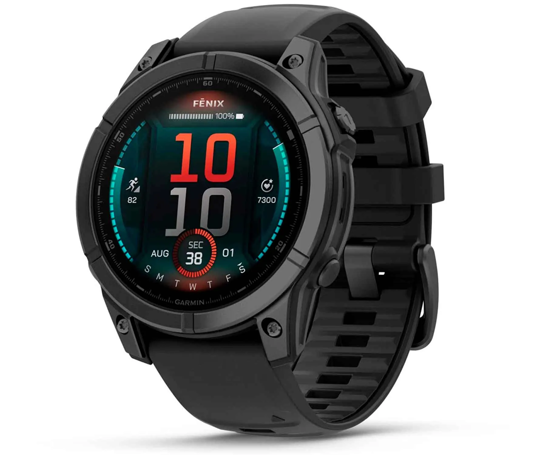 Garmin Fenix E Slate Gray Y Correa Negra / Smartwatch 47Mm