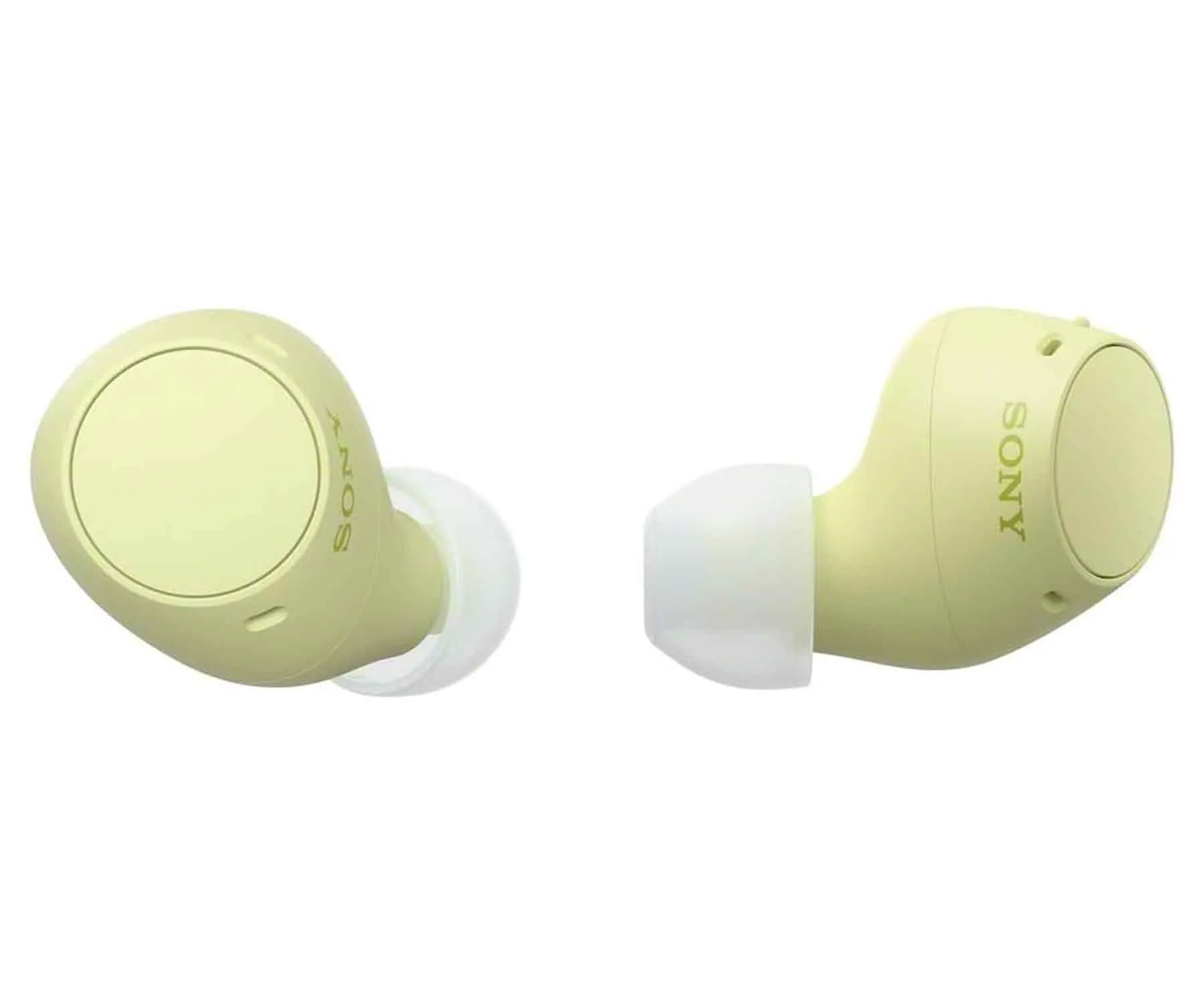 Auriculares True Wireless - Sony WFC510Y, Ligeros, Bluetooth, iOS, Android, Multipunto, Sonido ambiente, Spotify Tap, Carga rápida, 22h, IPX4,Amarillo – imagen 5
