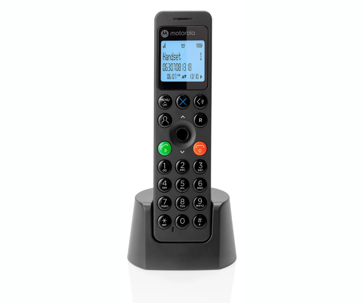 Motorola Dot201 Black / Teléfono Inalámbrico