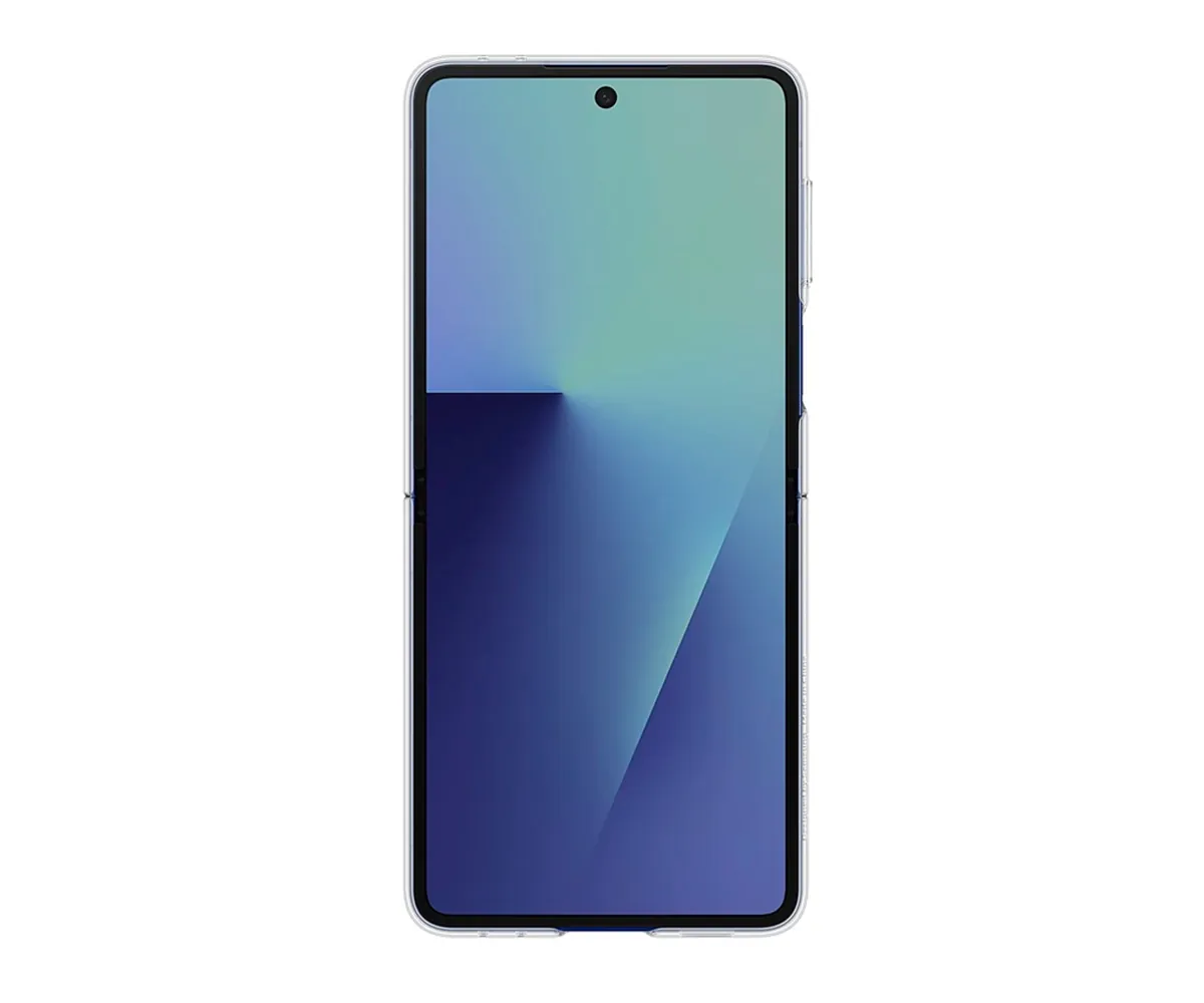 Samsung Funda Trasera De Silicona Transparente / Samsung Z Flip7 – imagen 5