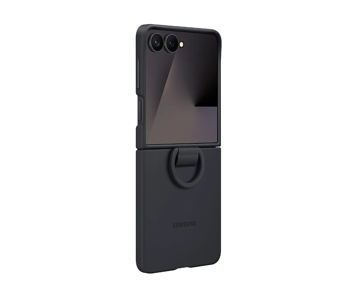 Samsung Funda Trasera De Silicona Negro / Samsung Z Flip7 – imagen 5
