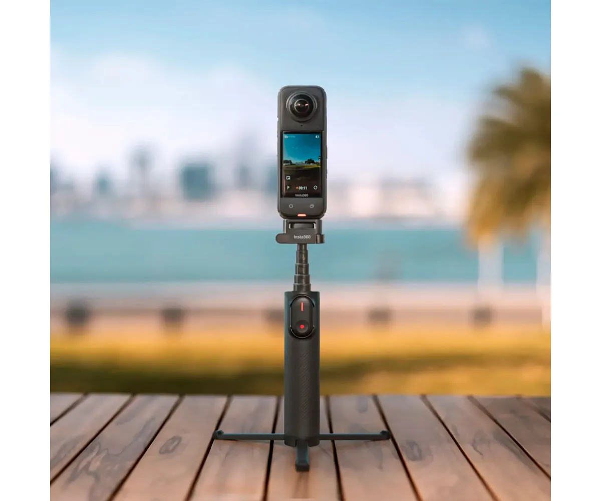 Insta360 Selfie Stick Plegable 2 En 1 Negro / Selfie Stick Plegable 2 En 1 (Montura 1/4") – imagen 4