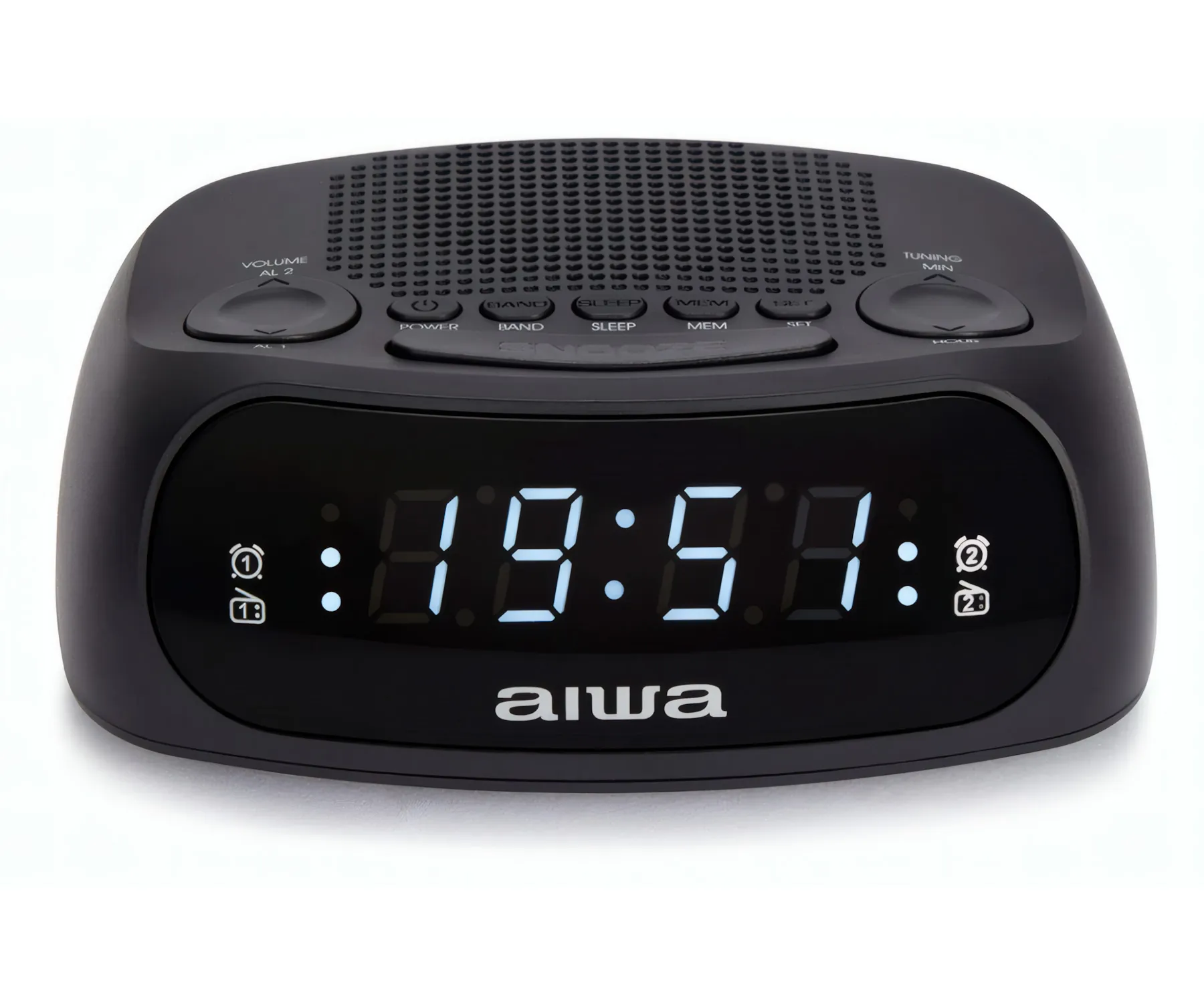 Aiwa Cr-09J Negro / Reloj Despertador