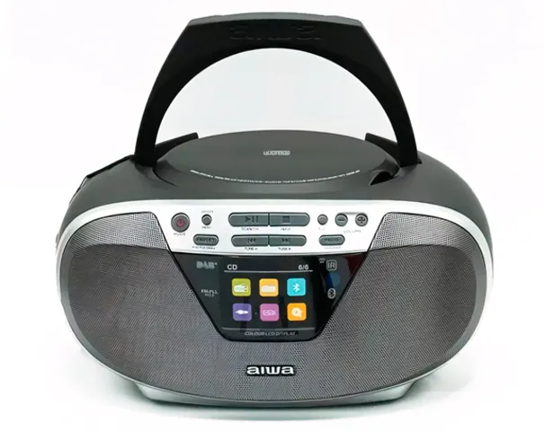 Aiwa Bbtu-500Dab Silver / Radio Cd Portátil