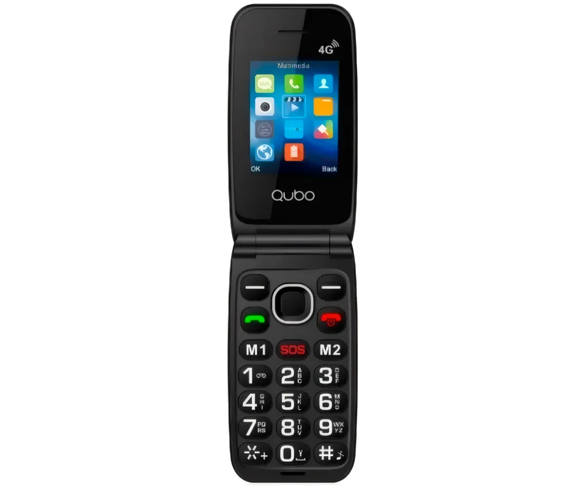 Qubo Senior Neo2Nw-Bk 4G Negro / Móvil 2.4"