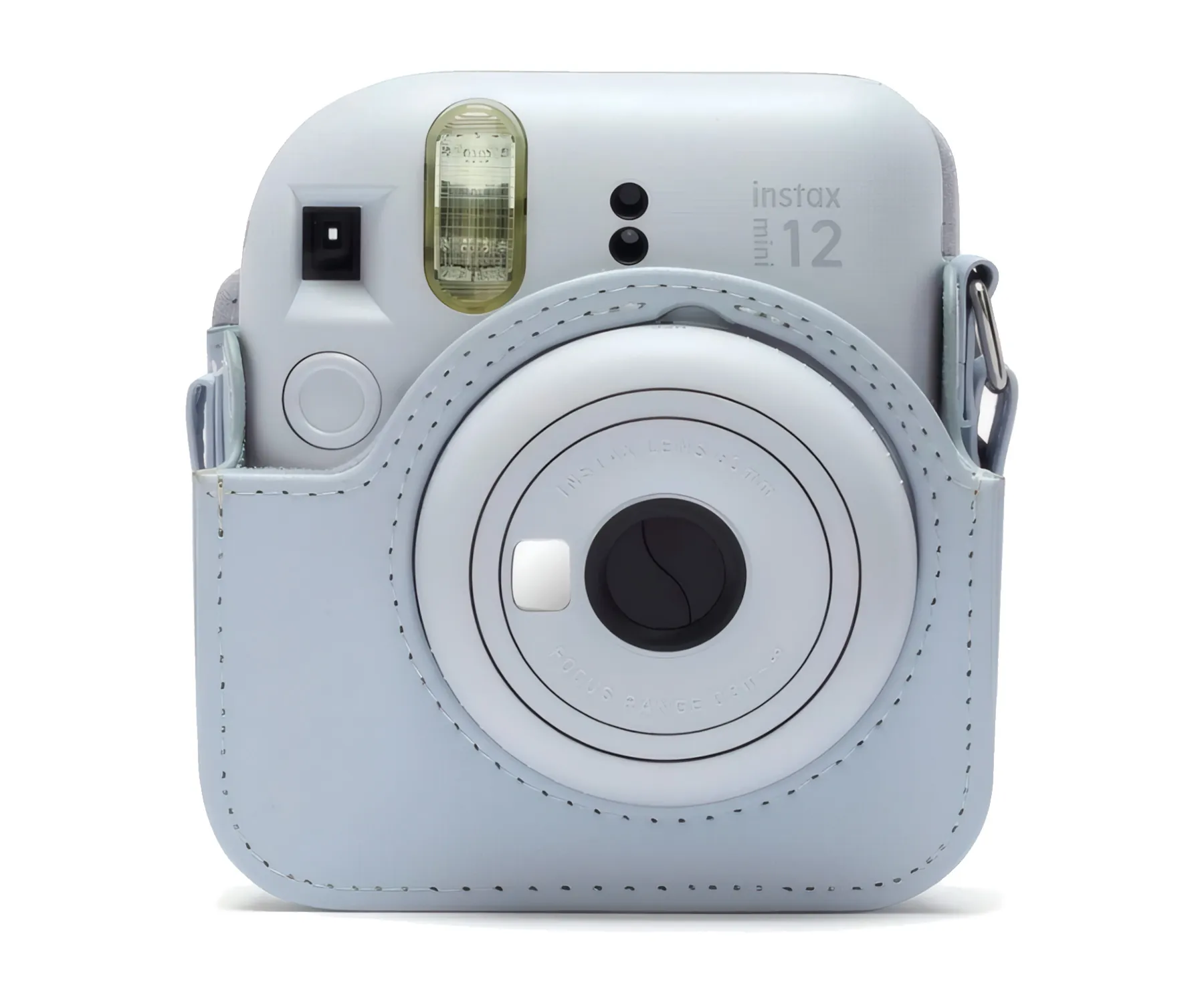 Fujifilm Funda Instax Mini 12 Clay White / Funda De Cámara Con Correa Ajustable
