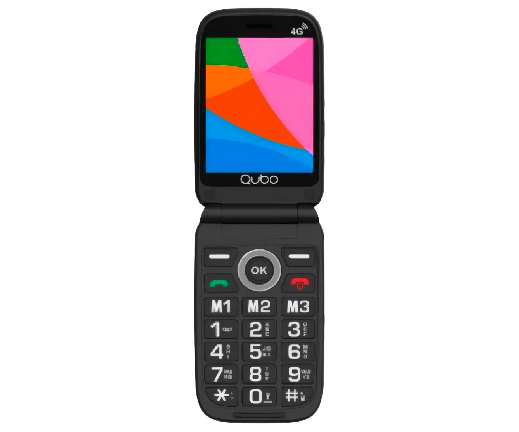 Qubo X-D340Cb 4G Negro / Móvil 3.36"