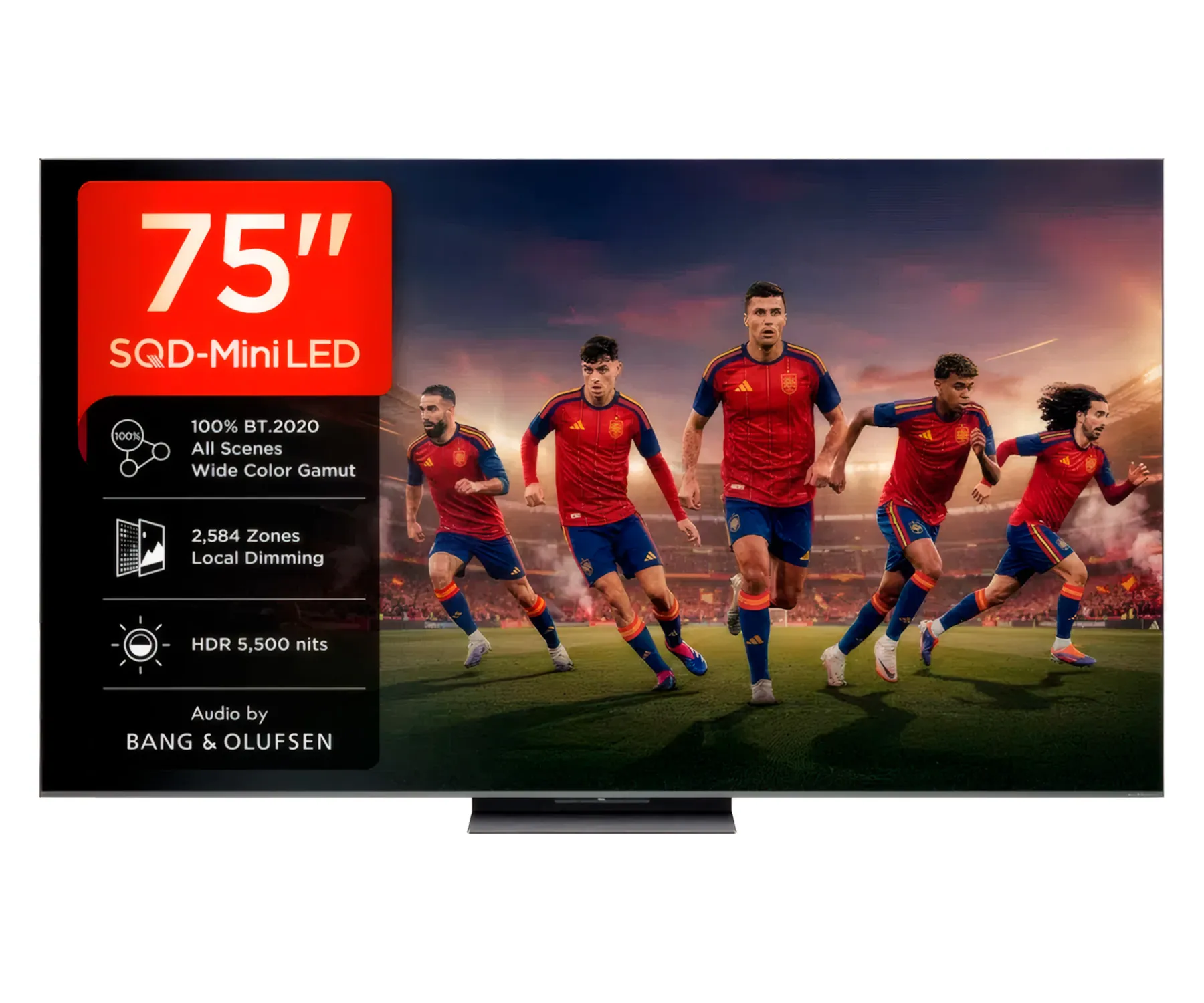 TV SQD-Mini LED 75" - TCL 75C8L, UHD 4K, MT9655, Smart TV, DVB-T2, Negro – imagen 5