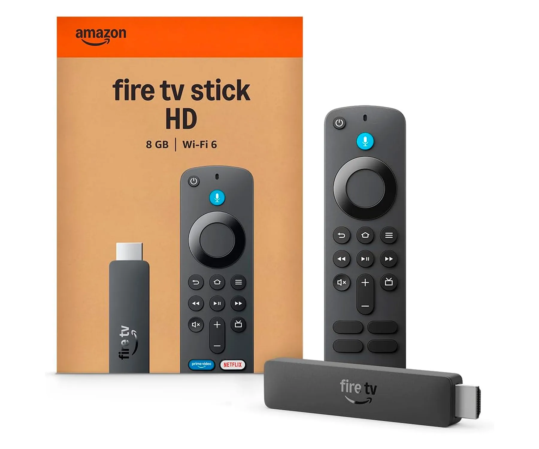Amazon Fire Tv Stick Hd (Última Generación) Negro / Con Tv En Directo Gratuita, Mando Por Voz Alexa, Alimentación Directa Desde Tu Tv Y Configuración Fácil