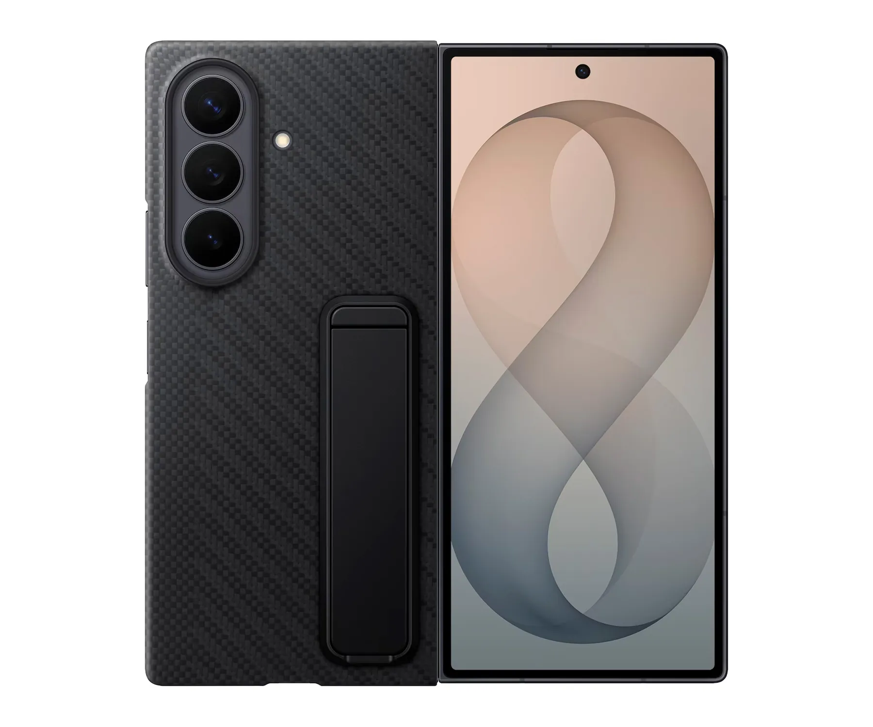 Samsung Funda De Carbono Black / Samsung Galaxy Z Fold8 Ultra