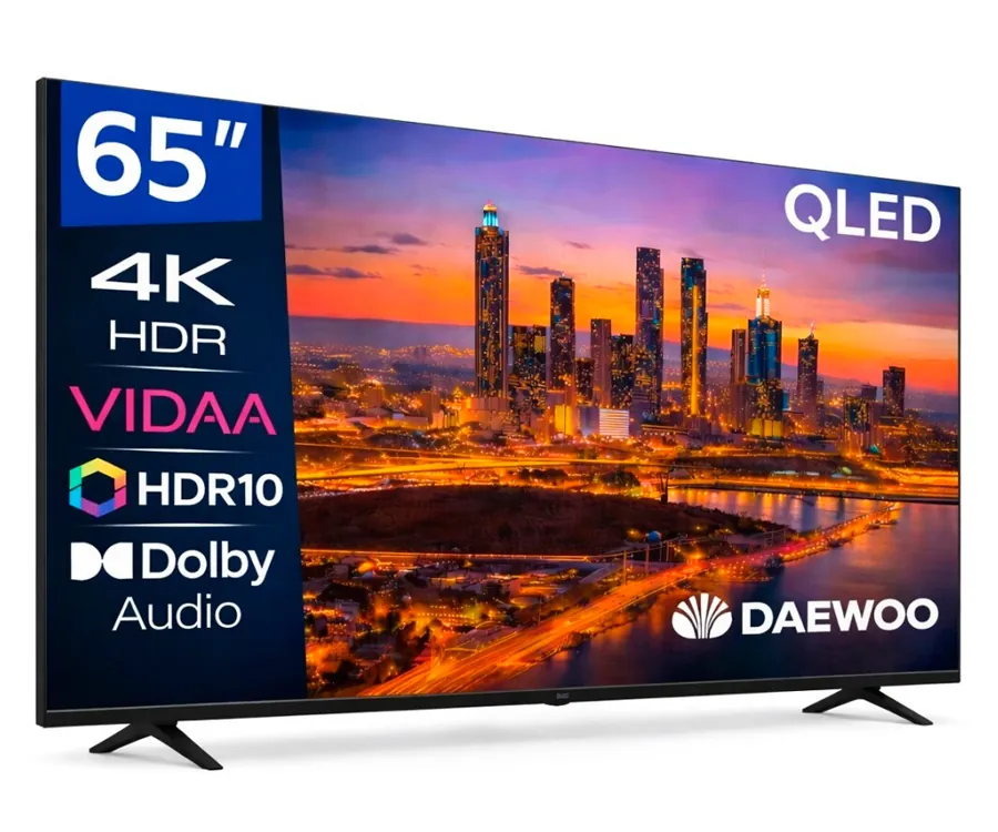 Daewoo 65Vb56Qv / Televisor Smart Tv 65" Qled Uhd 4K Hdr Vidaa