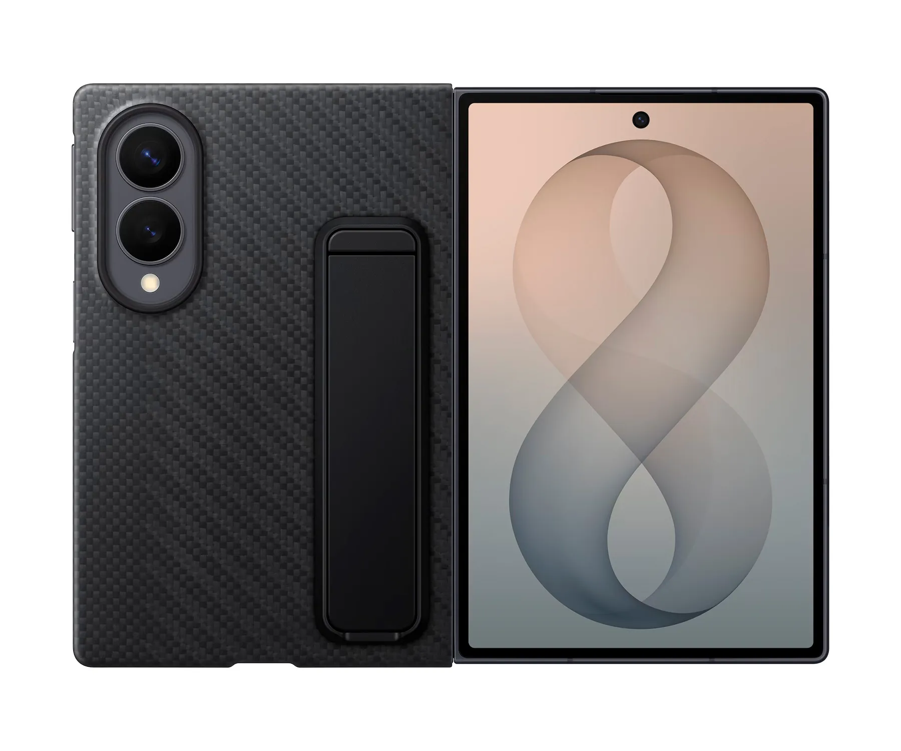 Samsung Funda De Carbono Black / Samsung Galaxy Z Fold8