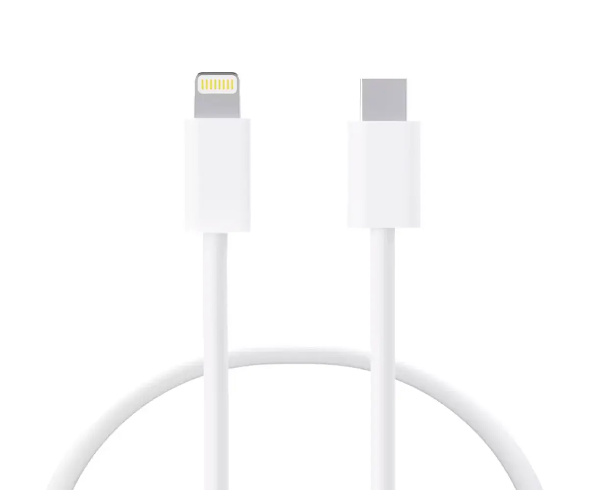 Ksix Contact Lcl2001Clb Blanco / Cable De Carga Y Datos Usb-C A Lightning / Power Delivery / Carga Rápida / 1 M