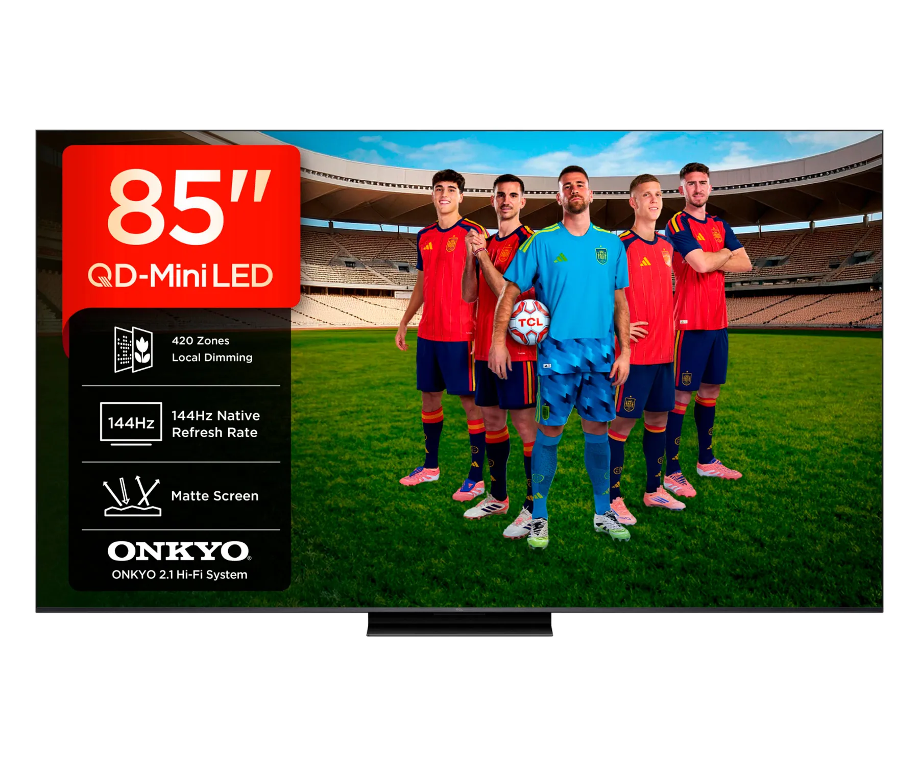Tcl 85C6K Pro Negro / Televisor Smart Tv 85" / 4K Uhd Qd-Miniled / 144 Hz