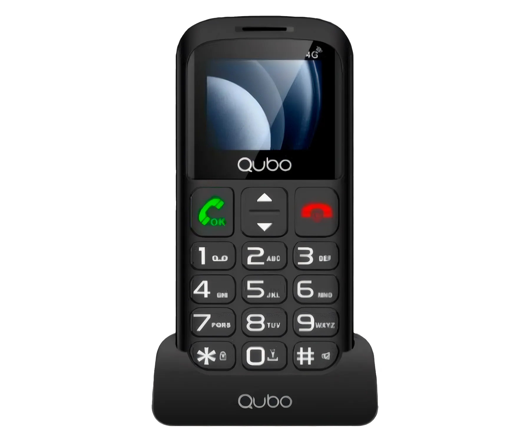 Qubo P-186Bkc 4G Black / Móvil 1,77"