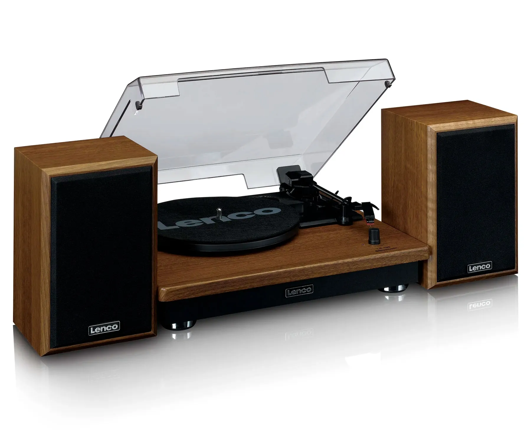 Lenco Ls-100Wd Madera / Tocadiscos Con 2 Altavoces Externos – imagen 5