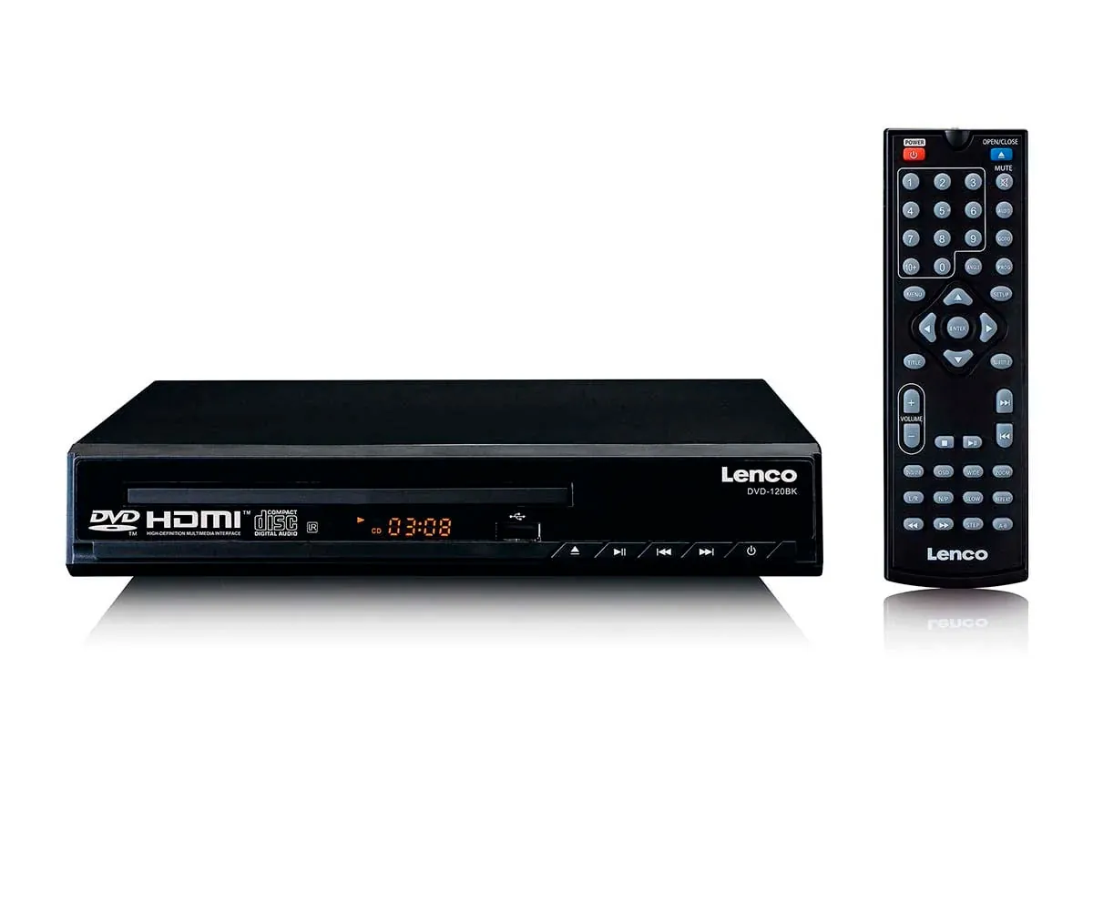 Lenco Dvd-120Bk / Reproductor De Dvd Con Hdmi Y Mando A Distancia