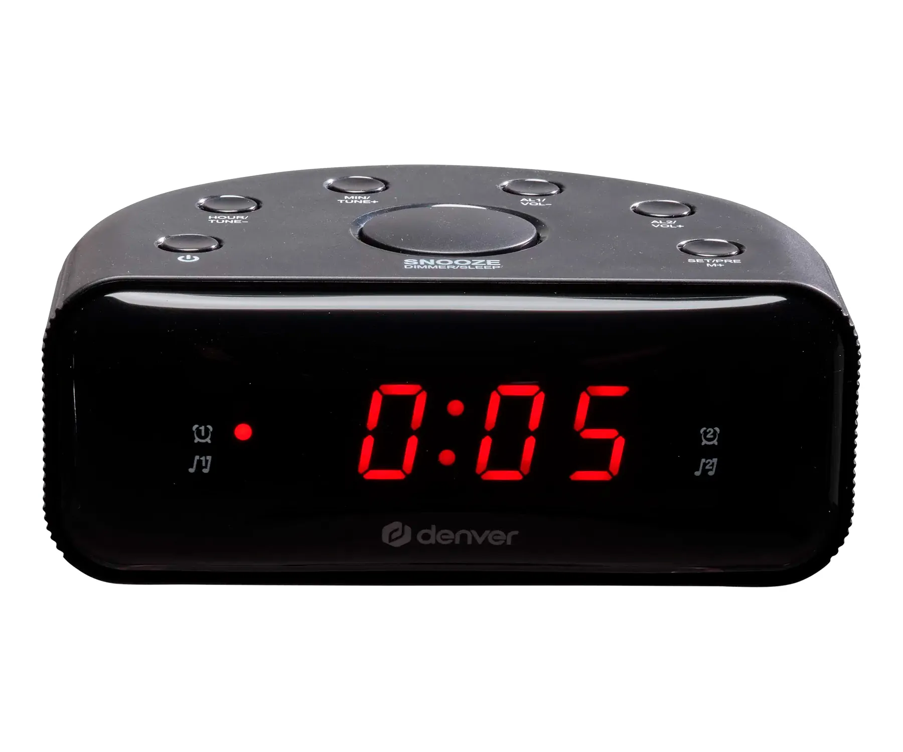 Denver Cr-430 Negro / Radio Reloj Digital