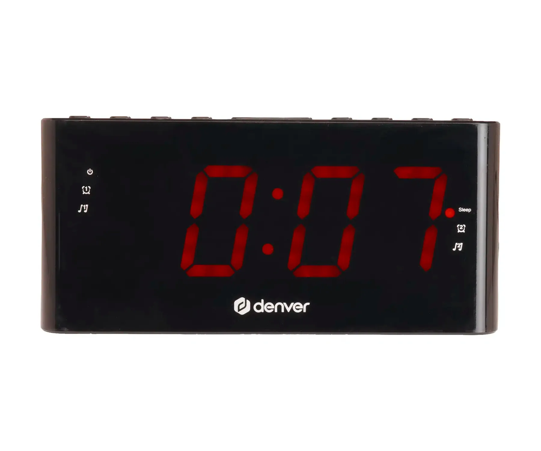 Denver Cpr-710 Negro / Radio Reloj Con Proyector Y Función De Doble Alarma