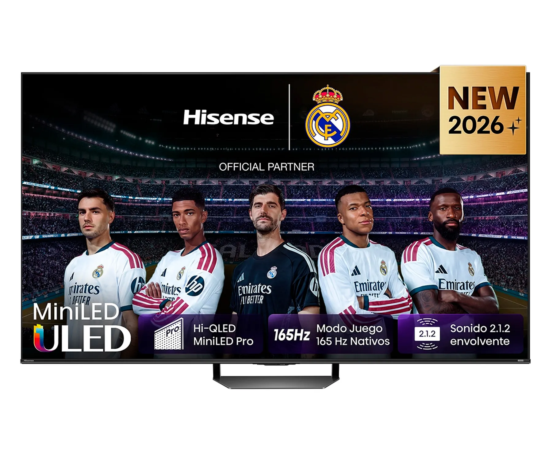 TV Mini LED 85" - Hisense 85U7S PRO, HDR 4K, Quad Core/MT9655, 165 Hz Nativos, Hi-View AI Engine Pro, Tuned By Devialet, Negro – imagen 5