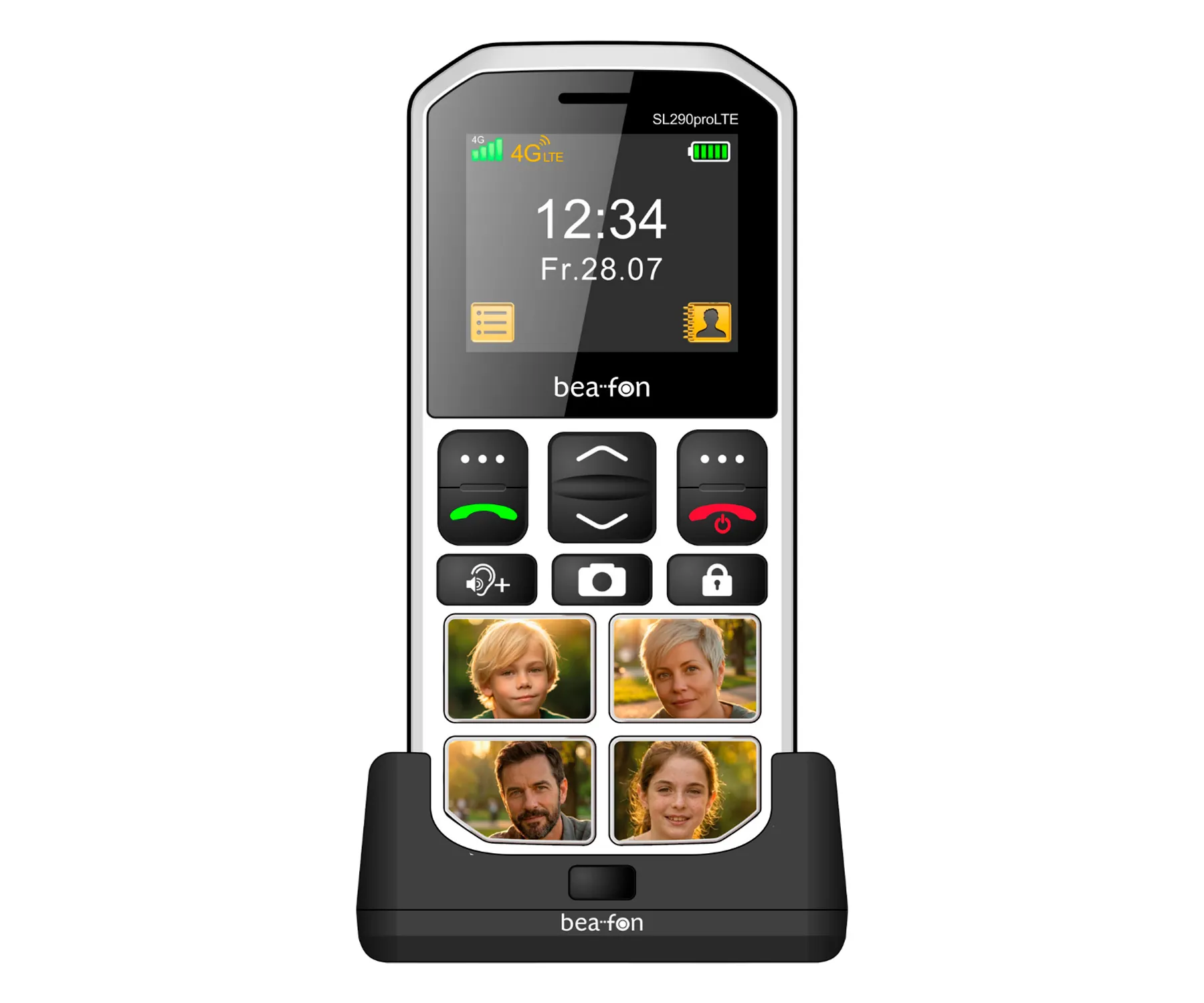 Beafon Sl290Pro Lte (4G) Blanco Y Negro / Móvil 2"