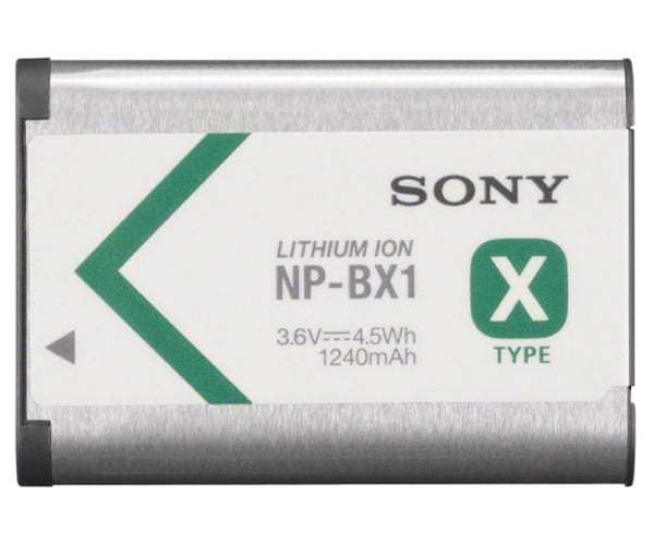 SONY BATERÍA RECARGABLE DE 1240 MAH 3.6V TIPO X PARA CÁMARAS CYBER-SHOT