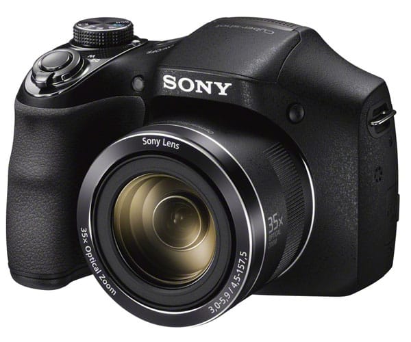 SONY DSCH300B CÁMARA COMPACTA CON ZOOM ÓPTICO DE 35X SENSOR SUPER HAD CCD™ DE 20,1 MP