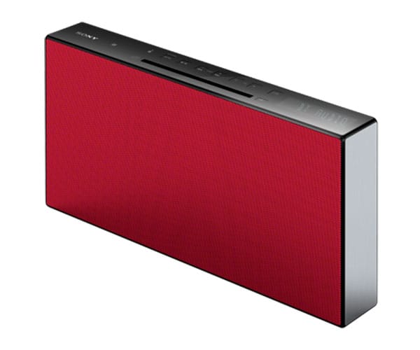 SONY CMT-X3CDR ROJO SISTEMA HI-FI CON TECNOLOGÍA BLUETOOTH NFC