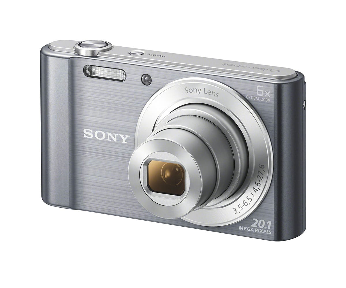 SONY DSCW810S CÁMARA DE FOTOS COMPACTA GRIS PLATA DE 20.1 MP CON GRABACIÓN HD 720p