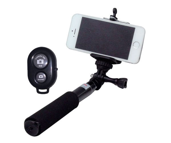 WESDAR SELFIE MONOPOD NEGRO K-3194I PALO DE SELFIES DE 60CM + DISPARADOR BLUETOOTH